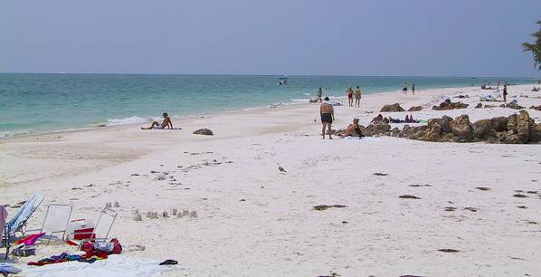 nearby beach
